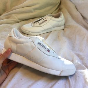 White Reebok Classics
